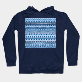 Aztec Influence Pattern III BWB Hoodie